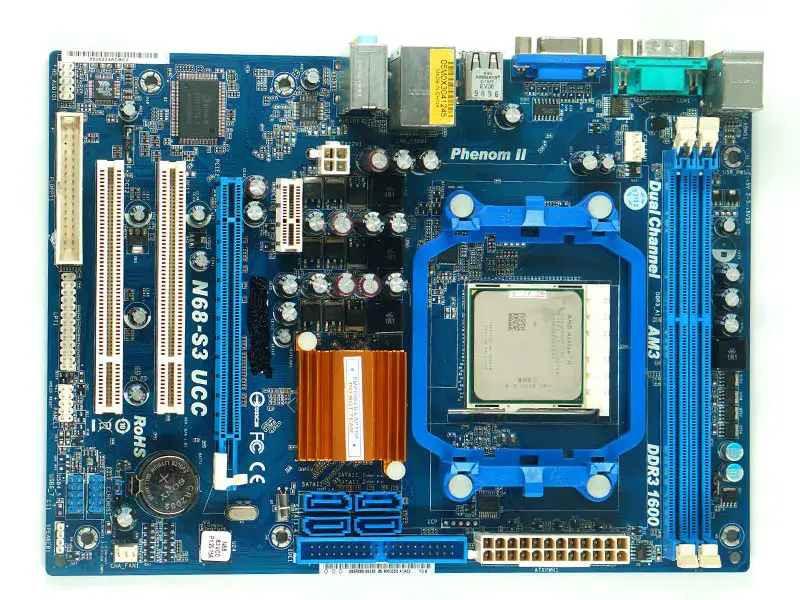 Asrock Asrock AM3 zintegrowana mała płyta główna N68-S3 UCC