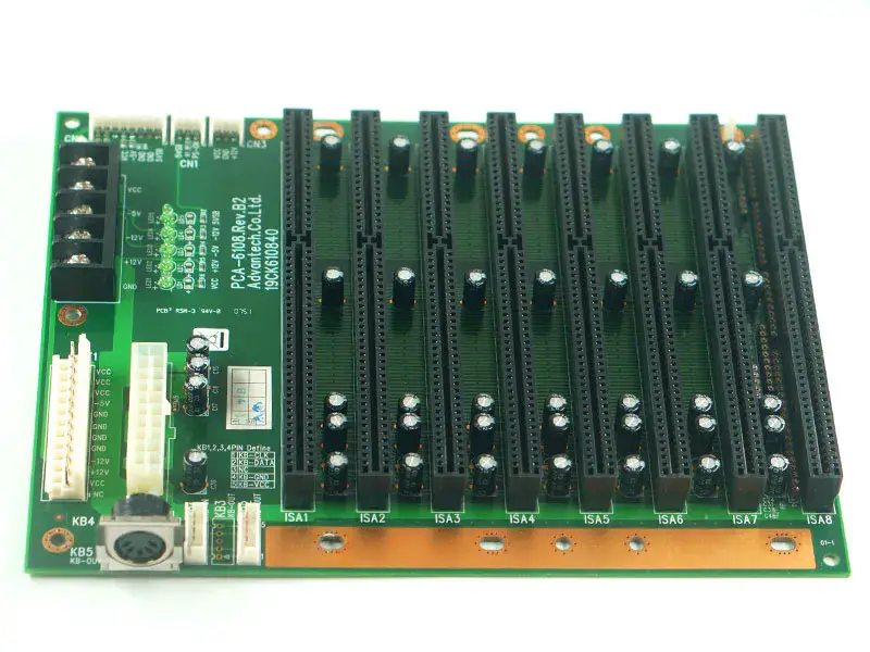 8-gniazdowa przemysłowa płyta montażowa Advantech IPC-6608 PCA-6108 Rev.B2
