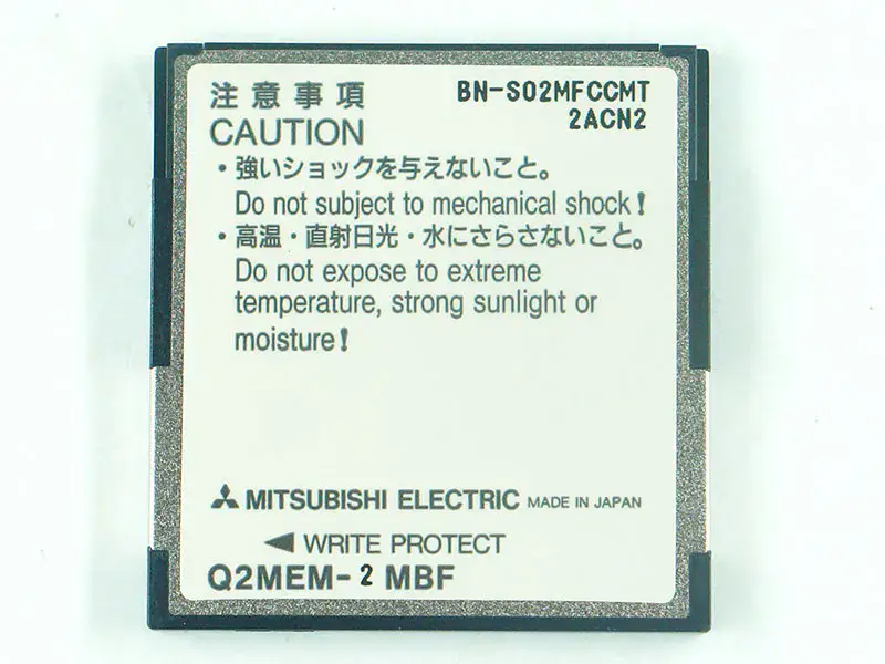 Liniowa karta pamięci flash Mitsubishi Q2MEM-2MBF 2M BYTES