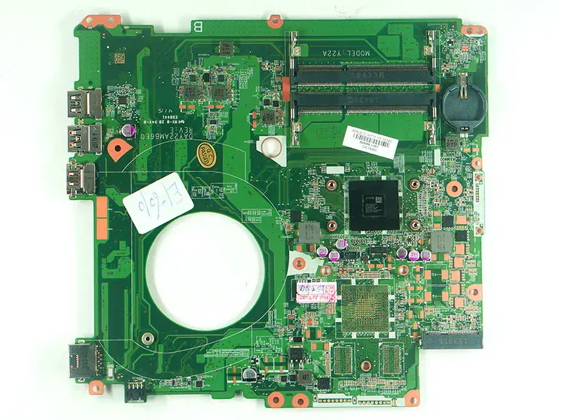Płyta główna HP 809988-001 809988-501 809988-601 DAY22AMB6E0 E1-6010U DDR3