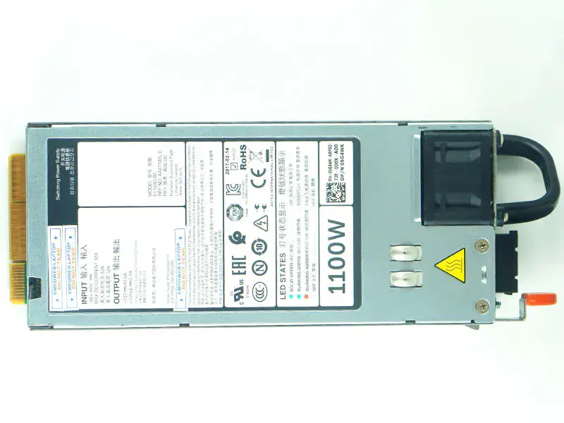 Zasilacz 1100W DC do Dell R620 R630 R720 R730XD R520 NX3200 1100W 5G4WK Y1MGX E1100D-S0