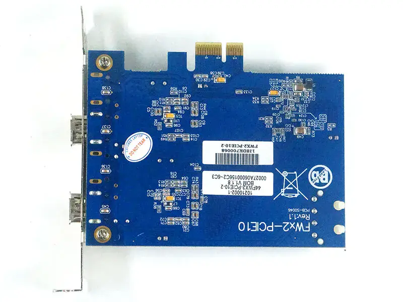 FWX2-PCIE10 Rev: 1.1 Karta przechwytująca FWX2-PCIE10-2 1394