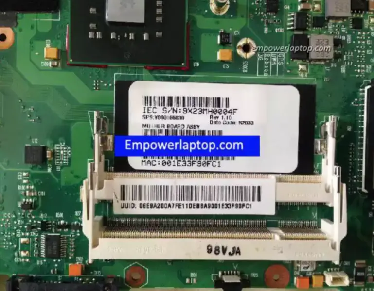 Płyta główna Toshiba Satellite E105 GM45 6050A2218301-MB-A03