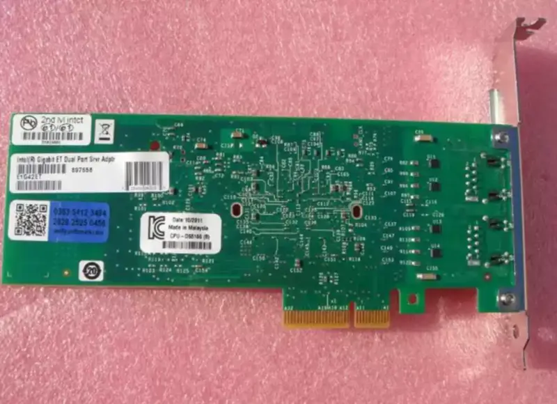 Karta sieciowa Intel E1G42ET E1G42ETG1P20 Dual Port 82576 PCI-e Gigabit Ethernet