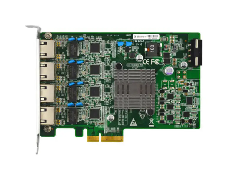 EFT-140 Wysokowydajna gigabitowa przemysłowa karta sieciowa PCIE X4 POE obsługująca jednoczesne 4-kanałowe wyjście PSE
