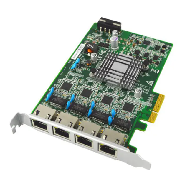 EFT-140 Wysokowydajna gigabitowa przemysłowa karta sieciowa PCIE X4 POE obsługująca jednoczesne 4-kanałowe wyjście PSE