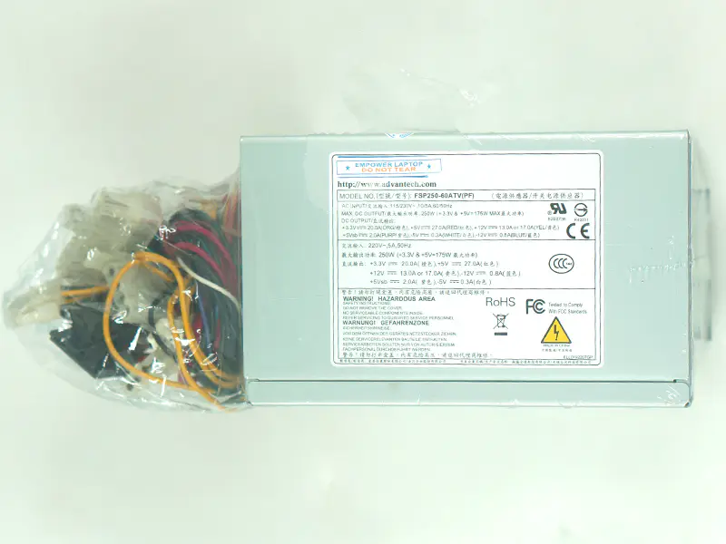 Zasilacz do FSP Advantech ATX -5V 610L 250W FSP250-60ATV(PF) FSP250-60GTV PS8-250ATX-ZE