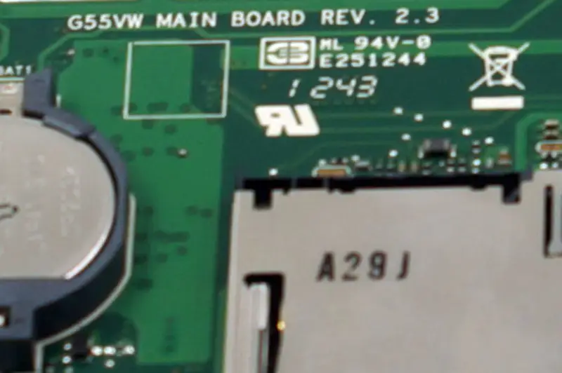 Płyta główna Asus G55VW