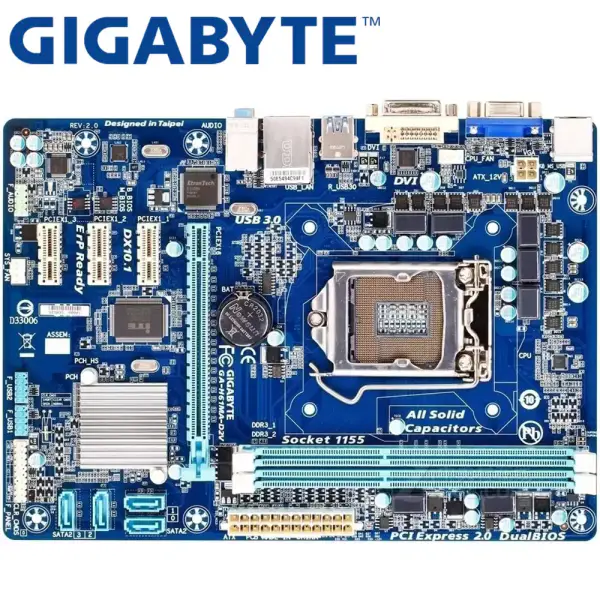Gigabyte GA-H61MA-D2V Płyta główna H61 Socket LGA 1155 i3 i5 i7 DDR3 16G uATX
