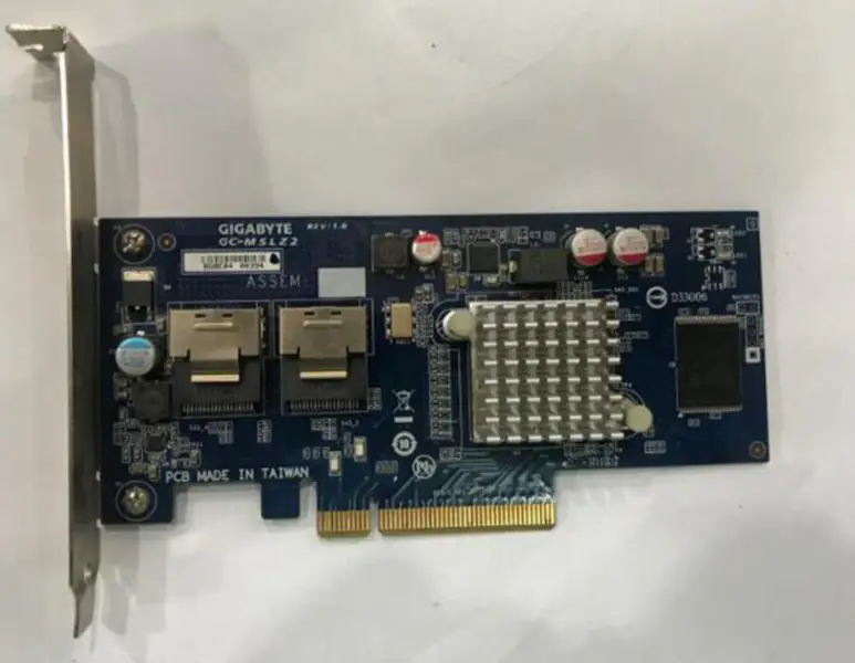 Karta RAID Gigabyte GC-MSLZ2 SAS2008 6GB z obsługą RAID 0/1/1E/10 4T 6T 8T
