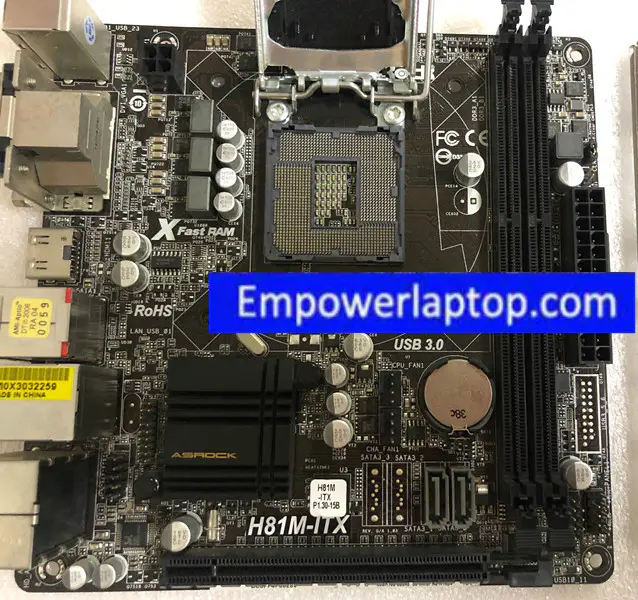 Płyta główna Asrock H81M-ITX LGA1150 DDR3 16G Mini-ITX