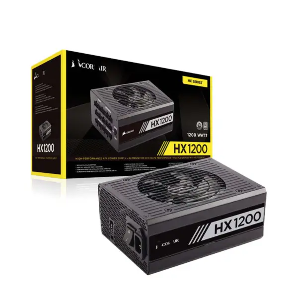 Cors Air Power 1200w Hx1200 Zasilacz do komputera stacjonarnego 80 Plus Zasilacz Platinum Pełny moduł Pcie5 Obsługa Rtx 4090 Rps0077