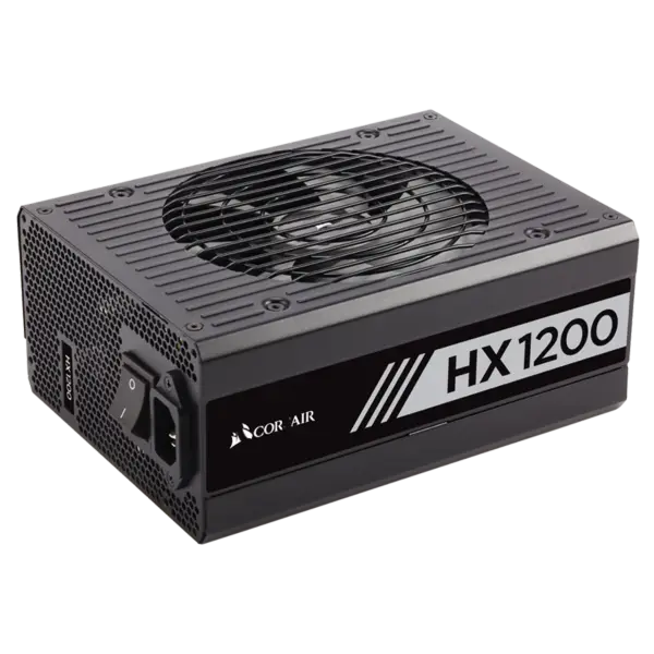 Cors Air Power 1200w Hx1200 Zasilacz do komputera stacjonarnego 80 Plus Zasilacz Platinum Pełny moduł Pcie5 Obsługa Rtx 4090 Rps0077