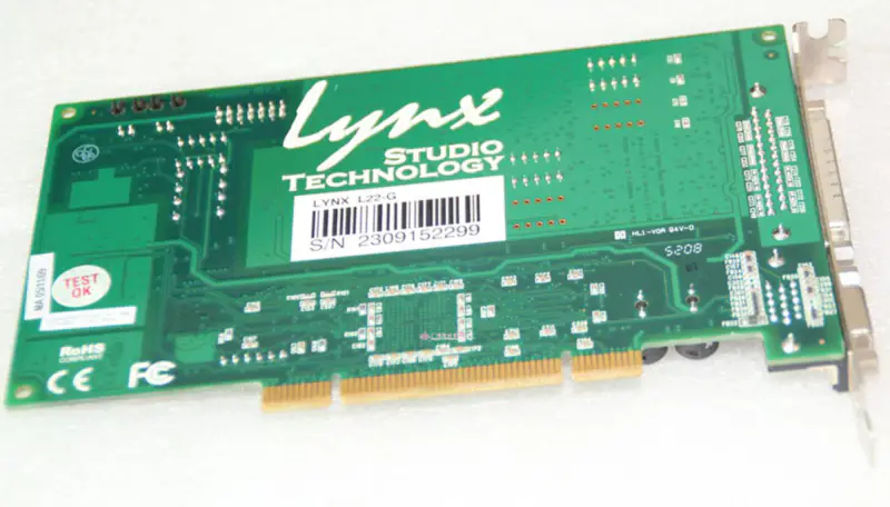 Karta dźwiękowa Lynx L22-G PCI - interfejs analogowy/cyfrowy