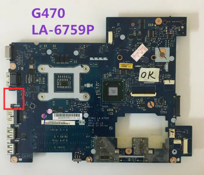 Płyta główna do laptopa Lenovo G470 PIWG1 LA-6759P