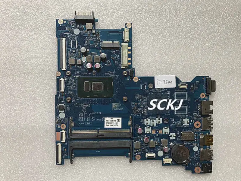 Płyta główna HP 15-AC 15-AY LA-D707P 909211-601 909211-001 i7-7500U