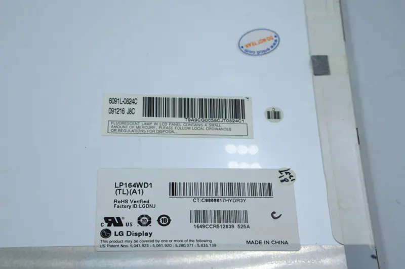 Panel LCD LG LP164WD1-TLA1