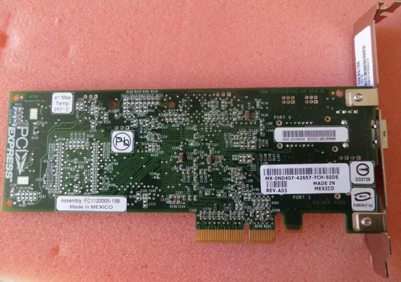 Karta Emulex LPE1150-E 4Gbit PCIe x4 Single Port FC HBA FC1120005-15B