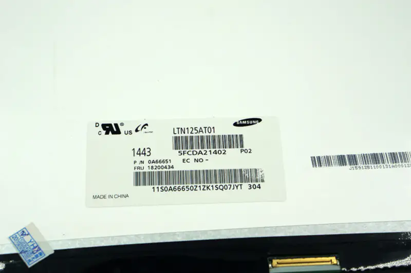 12,5-calowy ekran LCD LTN125AT01 B125XW01 B125XW01 V.0 LP125WH2 TLB1 do Lenovo U260 U201 X220 X220I LCD