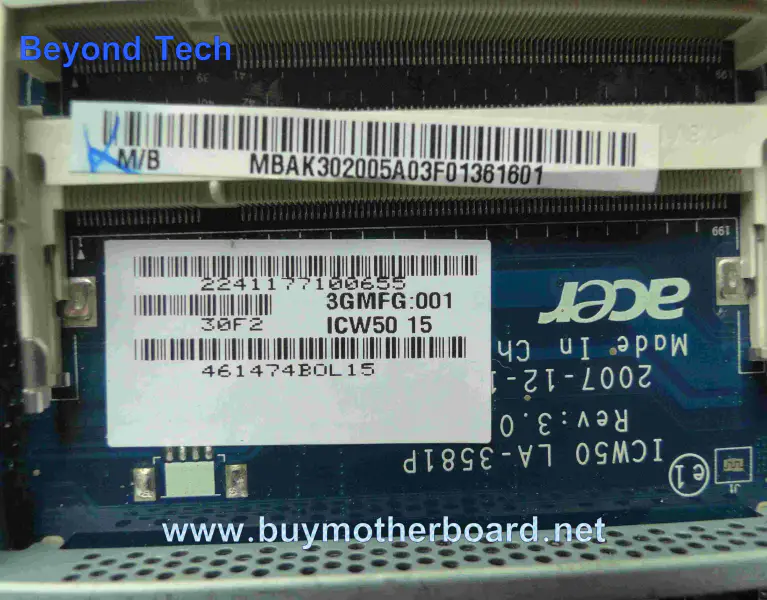Płyta główna Acer MBAK302005 dla 5520