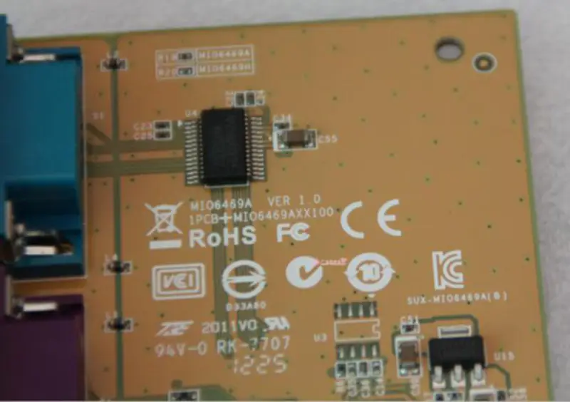 Płyta główna Sunix MIO6469A Serial Parallel PCI-e Card RS232 LPT1