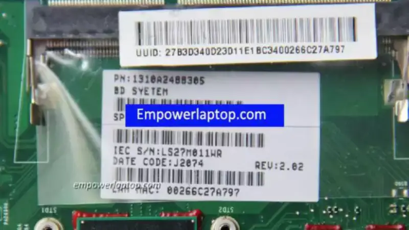 Płyta główna Toshiba NB510 V000268040 6050A2488301-MB-A02 N2800