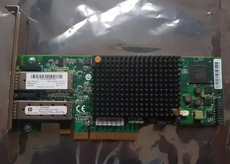 Dwuportowa, wysokoprofilowa karta sieciowa HP NC550SFP 10GbE 581199-001