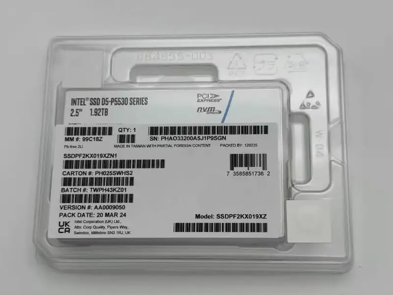 Dysk SSD z serii Intel P5530