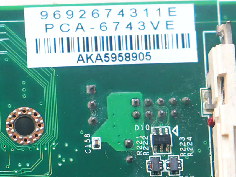 Przemysłowa płyta główna Advantech PCA-6743 PCA-6743VE bez PC104