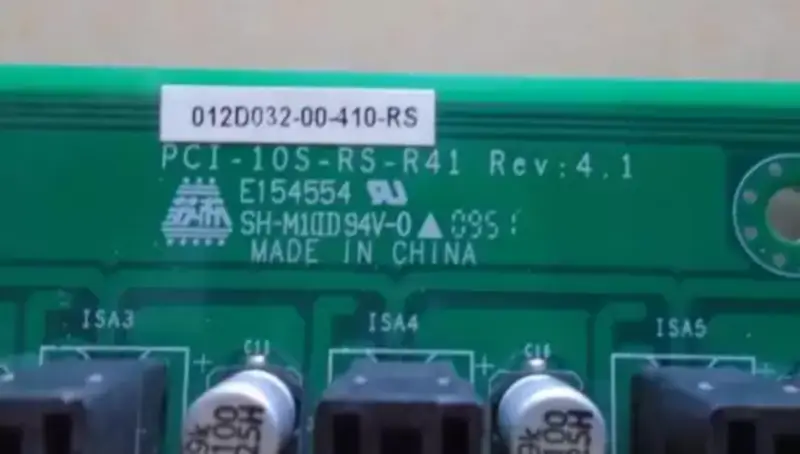 Płyta bazowa PCI-10S-RS-R41 Rev:4.1