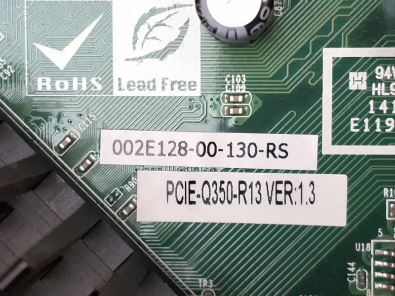 Przemysłowa płyta główna IEI PCIE-Q350-R13 Rev1.3