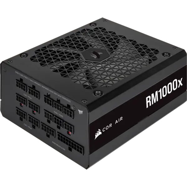 Zasilacze Cors Air Psu Rm1000x 1000w Gold Pełny moduł wentylatora Start-stop Inteligentne wybudzanie Rps0125 Obsługa Rtx 4090