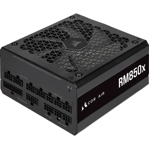 Zasilacze Cors Air Psu Rm850x 850w ze złotym certyfikatem Pełny moduł wentylatora Start-stop Inteligentne wybudzanie Rps0124