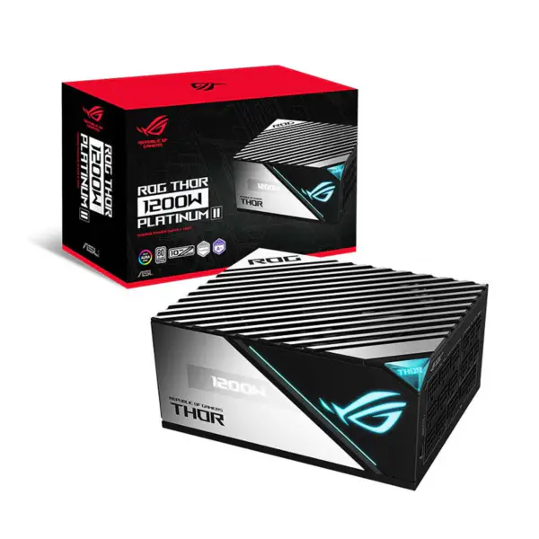 Zasilacz do komputera stacjonarnego Rog Thor 1200p2 Gaming Psu Obsługa Rtx 4090 4080 Rog-thor-1200p2-gaming