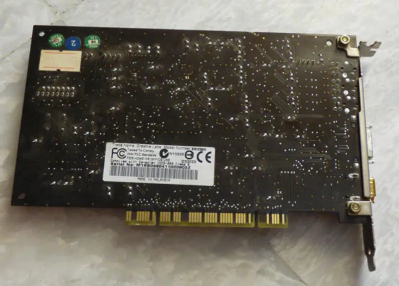 Karta dźwiękowa Creative Sound Blaster Audigy 2 SB0360 7.1 Channel PCI