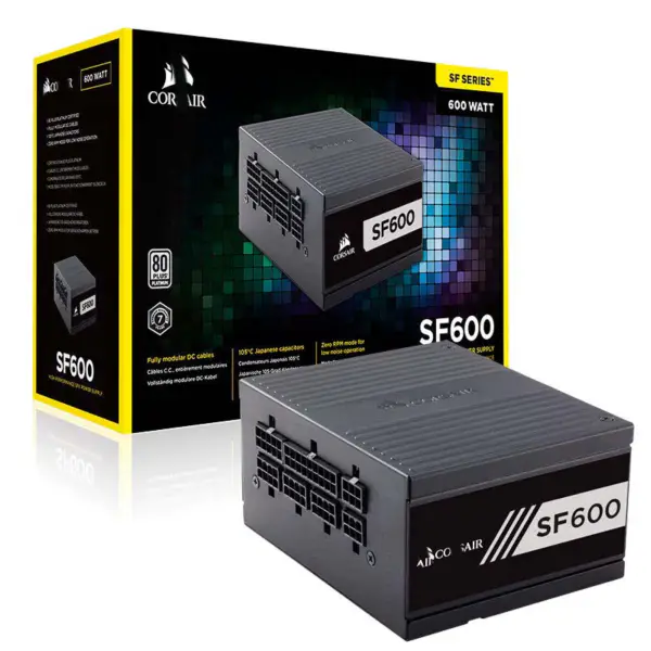 Zasilacz do komputera Cors Air Series 600w Sf600 Sfx Pfc Sf750 750w