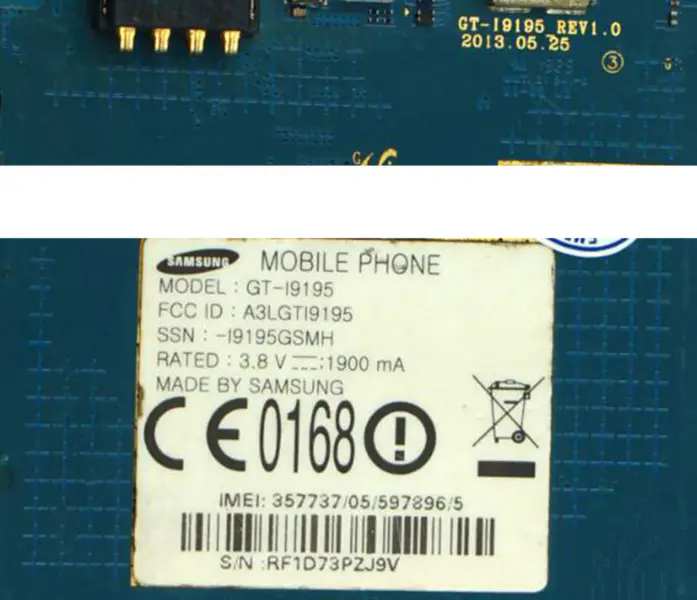 Odblokowana płyta główna Samsung Galaxy S4 Mini i9195
