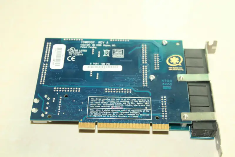 Analogowa karta głosowa Asterisk TDM800 FXO+FXS z 2 modułami poczwórnymi