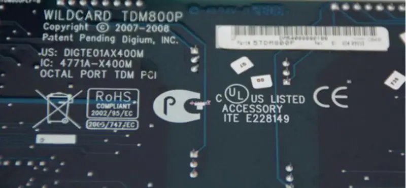 Płyta główna Digium TDM800P