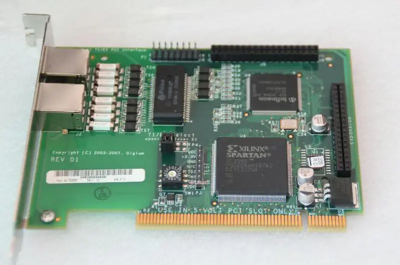 Digium Wildcard TE205P Dwuportowa karta ISDN PCI do przemysłowej płyty głównej