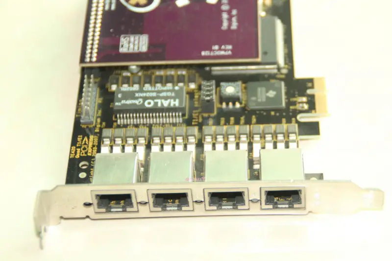 4-portowa karta cyfrowa Asterisk TE420P TE420 z portem E1/T1 PCI-Express