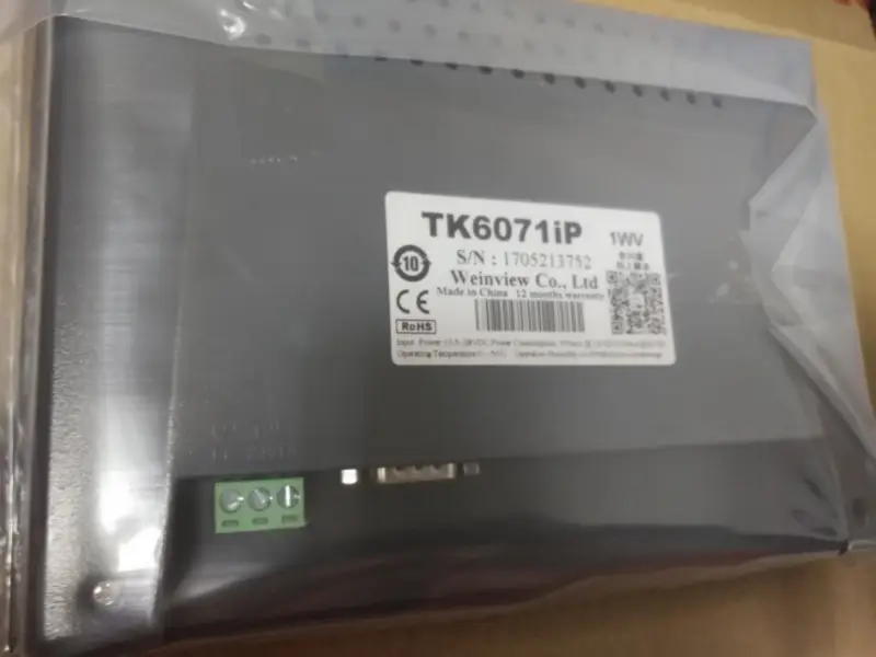 Panel interfejsu operatora z ekranem dotykowym Weinview TK6071IP