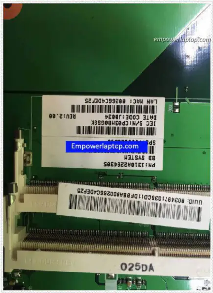 Płyta główna Toshiba L505 V000185590 Satellite L505