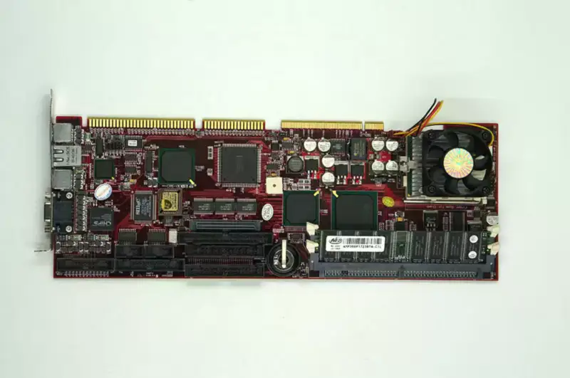 Crystal V10308 REV. 1.2 Socket 370 Intel 440BX chipset Pentium III LAN VGA SCSI interface płyta główna