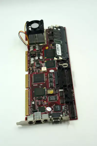 Crystal V10308 REV. 1.2 Socket 370 Intel 440BX chipset Pentium III LAN VGA SCSI interface płyta główna