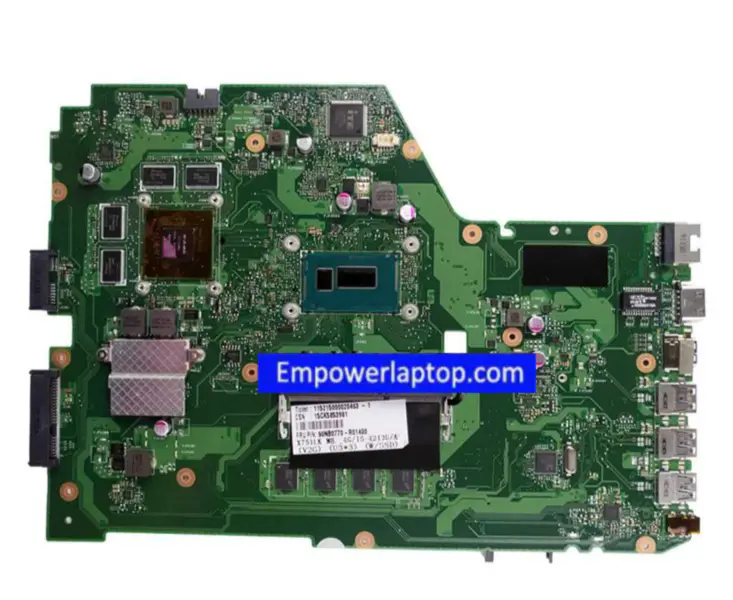 Asus X751LK z wbudowaną pamięcią RAM 4G Płyta główna do laptopa ASUS X751L