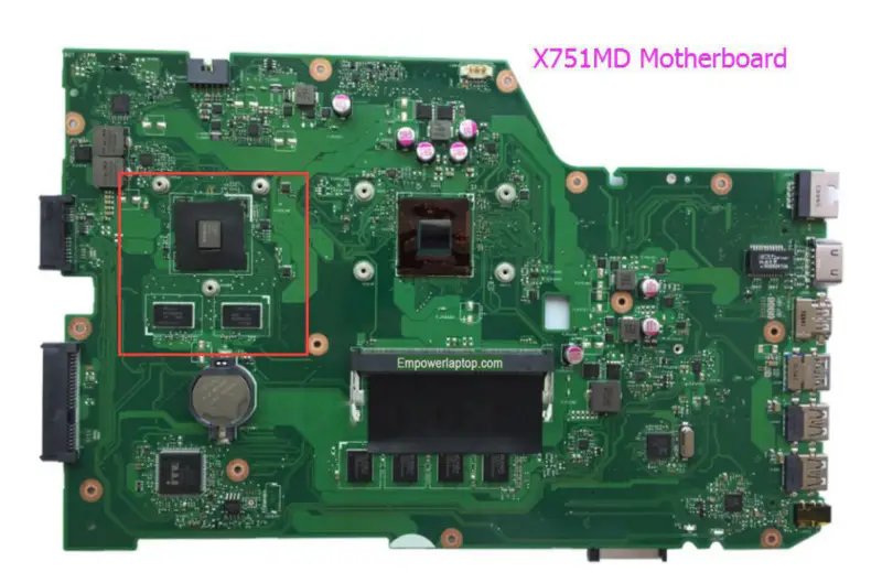 Płyta główna Asus X751M X751MD REV2.0