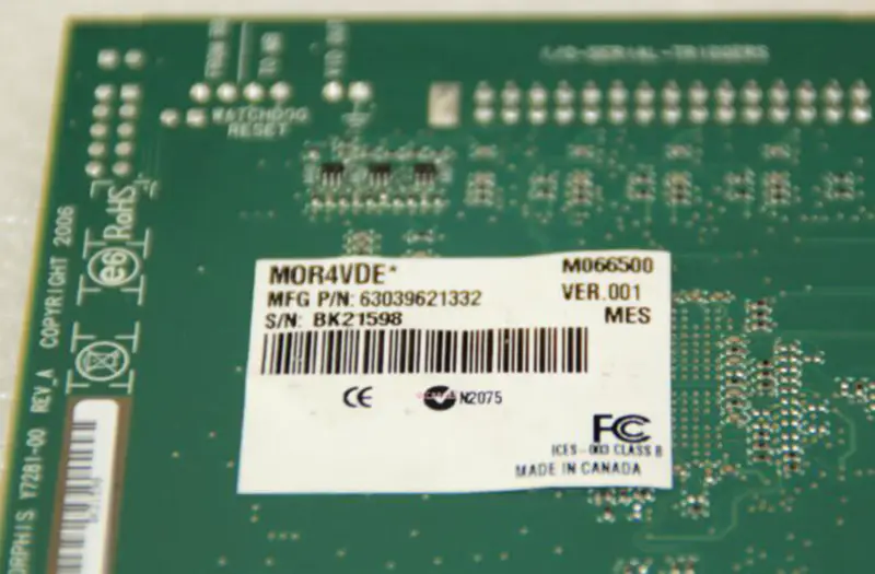 Karta przechwytywania obrazu Matrox Morphis Y7281-00 MOR4VDE*