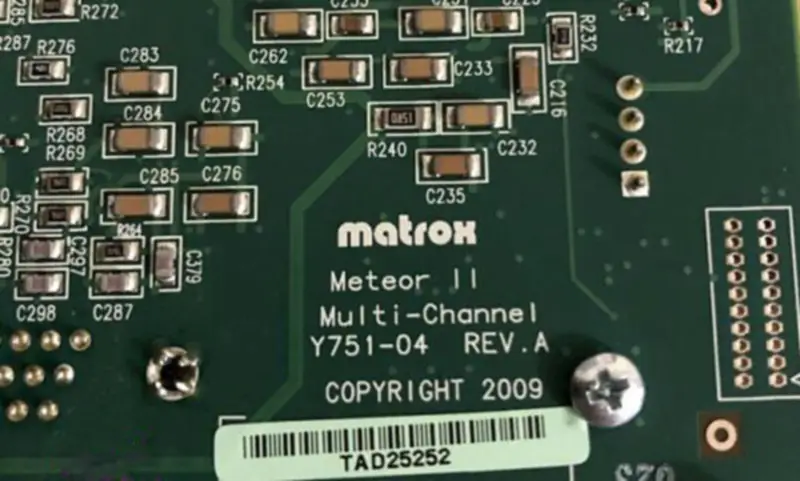 Przemysłowa płyta główna Matrox METEOR2-MC/4* Y751-04 REV.A