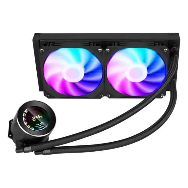Kolorowe chłodzenie cieczą Argb Fan Desktop Case Cpu Liquid Cooling